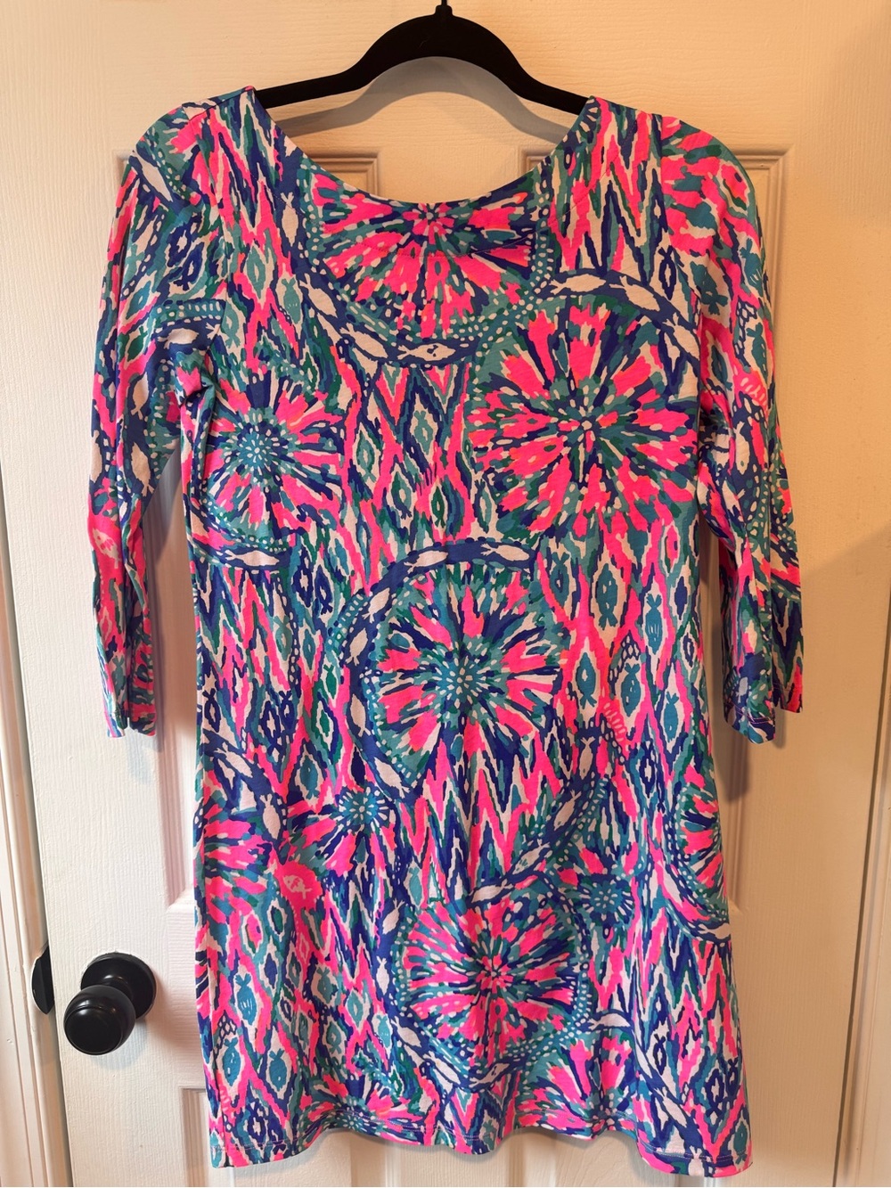 Lilly Pulitzer 3/4 Sleeve Shift Dress